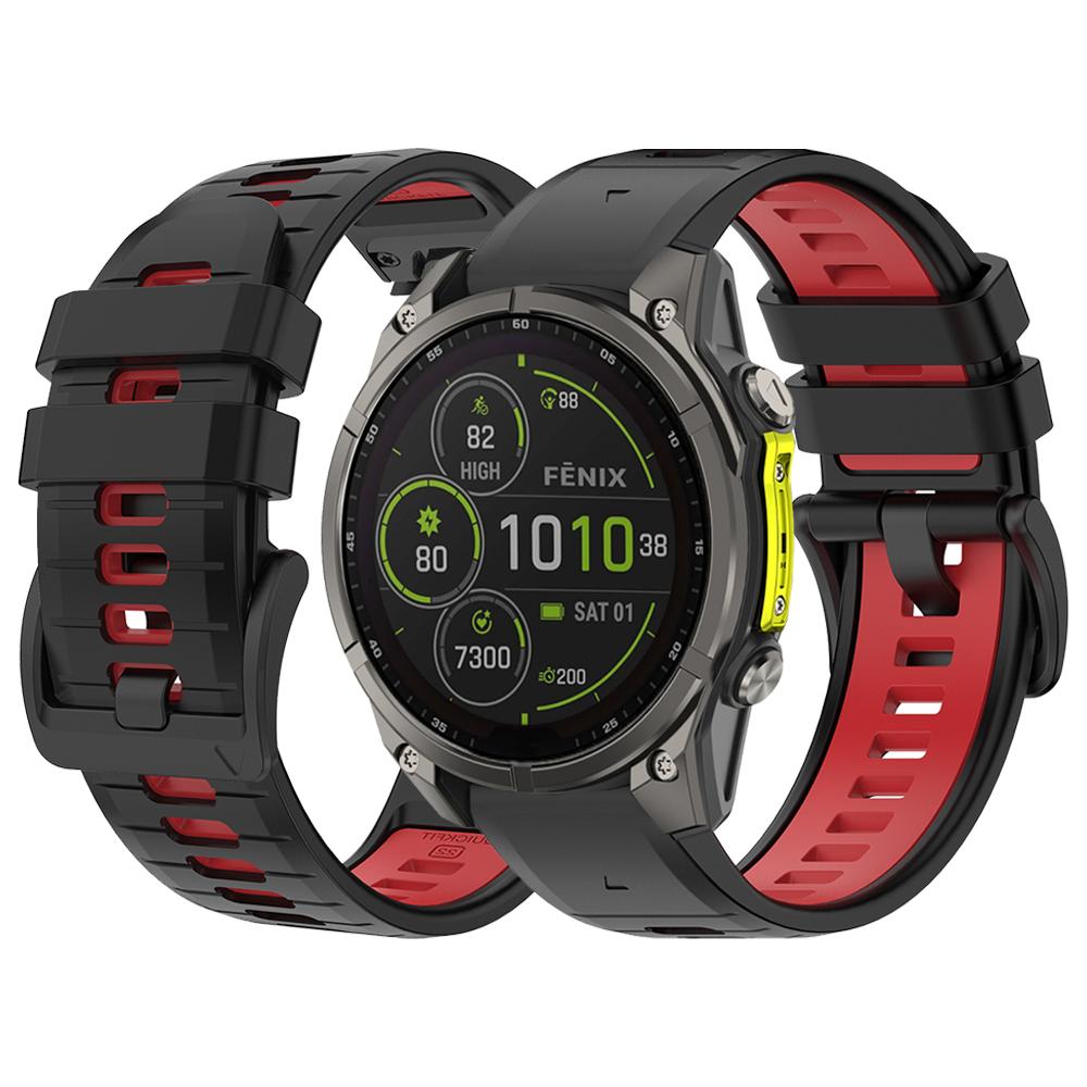 Replacement band For Garmin Fenix 8 Pro 51mm 47mm E 7 7X/Epix Gen 2/D2 Mach 2 1 Fenix8 AMOLED 22mm 26mm Sport silicone strap