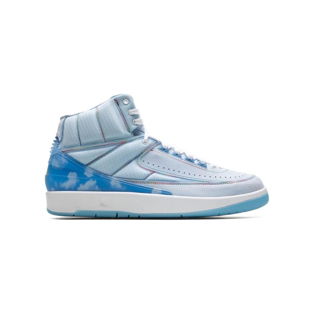 J. Balvin X Air Jordan 2 Retro SP TD Baby Sneakers Blue Celestine-Blue Multi-Color DQ7692-419