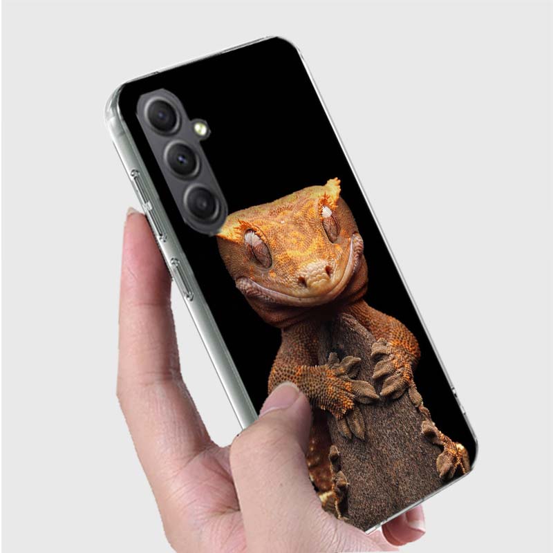 Lizards and Geckos Have Big Eyes Phone Case for Samsung Galaxy A54 A14 A24 A34 A17 A37 A57 A55 A35 A25 A15 A16 A26 A36 A56 A13 A