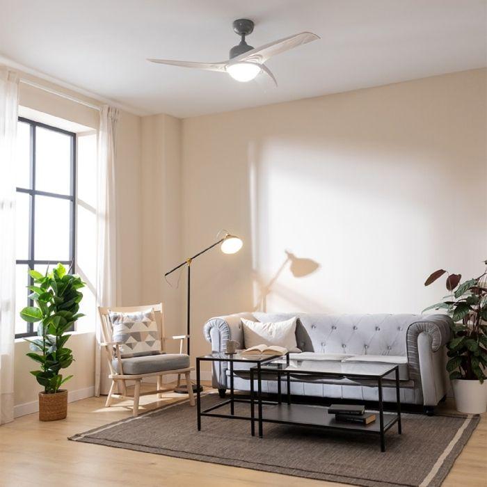 Ventilateur de plafond - Cecotec - EnergySilence Aero 560 - 60 W - LED 18 W - Télécommande