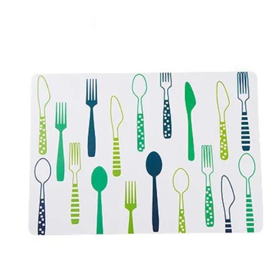 2/4PCS Placemats PVC Table Mat Kids Tableware Cartoon Dining Table Disc Pads Coasters Napperon Plate Bar Tapete De Lugar 40*28cm