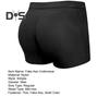 Fake Ass Underwear 3D Design Traceless Effect Mid-rise Solid Color Boxer Underwear U-convex Ergonomic Design Boxers Briefs