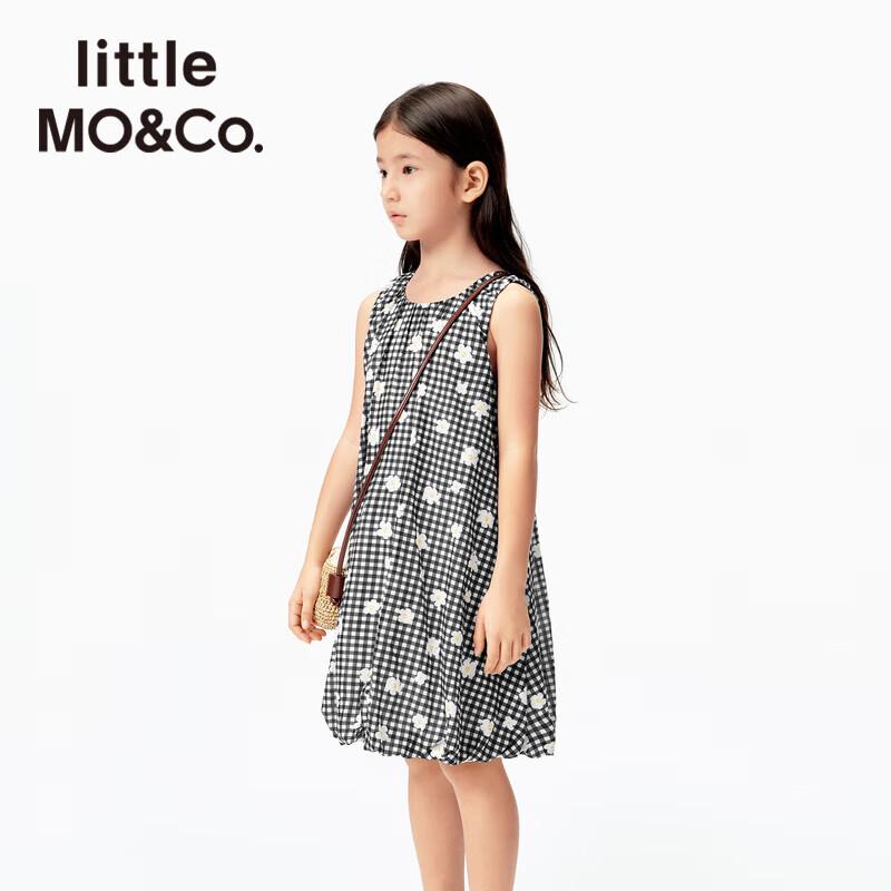 Little MO&Co. Girls  French Resort Cotton Sleeveless Dress 140
