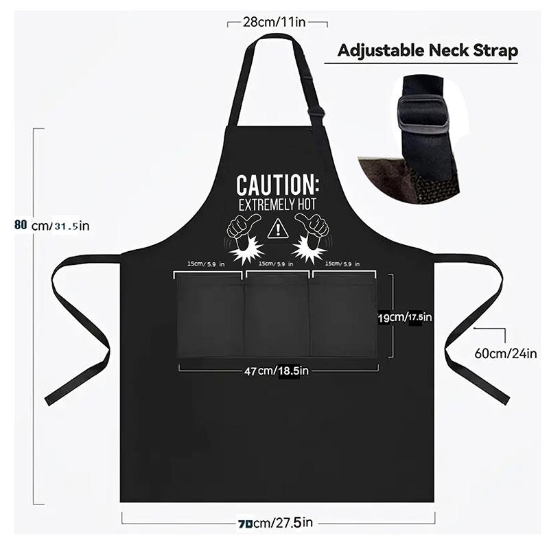 Couple personalized waterproof and anti-fouling kitchen garden barbecue printed waterproof apron