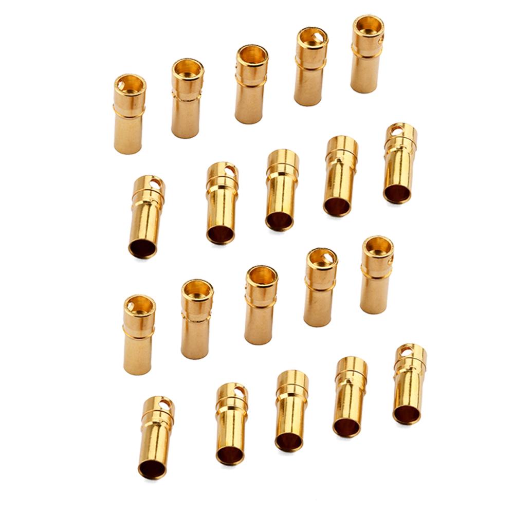 10/20PCS 3.5mm RC Battery Gold-plated Bullet Banana Plug High Quality Male Female Bullet Banana Plug Female Connector