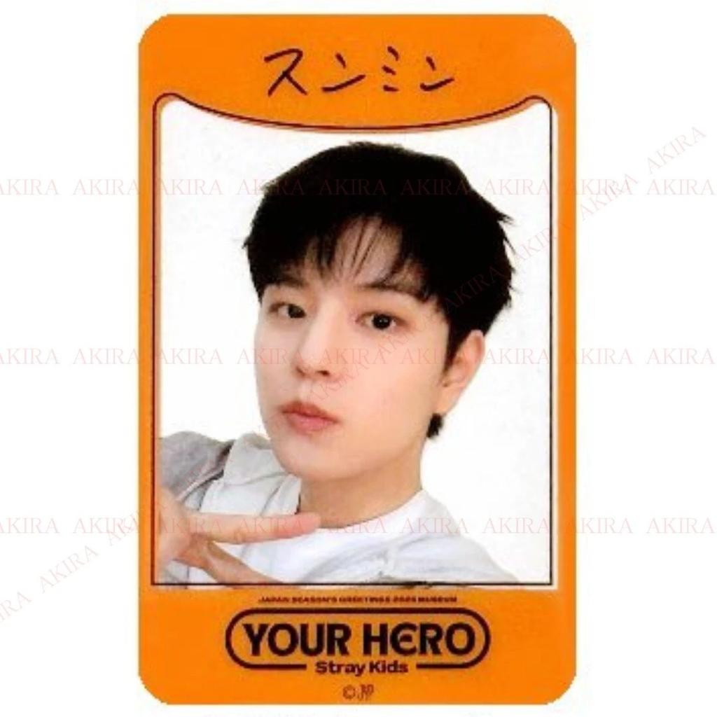 Stray Kids YOUR HERO JAPAN SEASON’S GREETINGS 2025 MUSEUM MD Photo Card