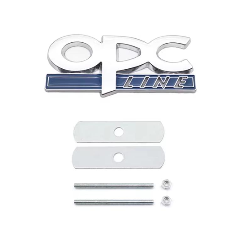 OPC Line Emblem Front Grille Badge Tail Stickers Logo For Opel Astra G H J K F Corsa D Zafira B Insignia Mokka Regal Accessories