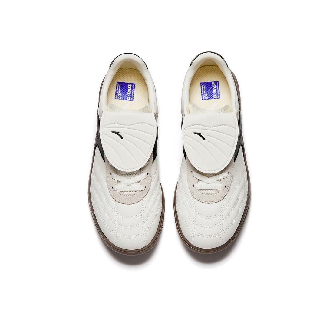 Anta Flap Shoe Skateboard Shoes Women's Ivory White/Basic Black 922628069-7