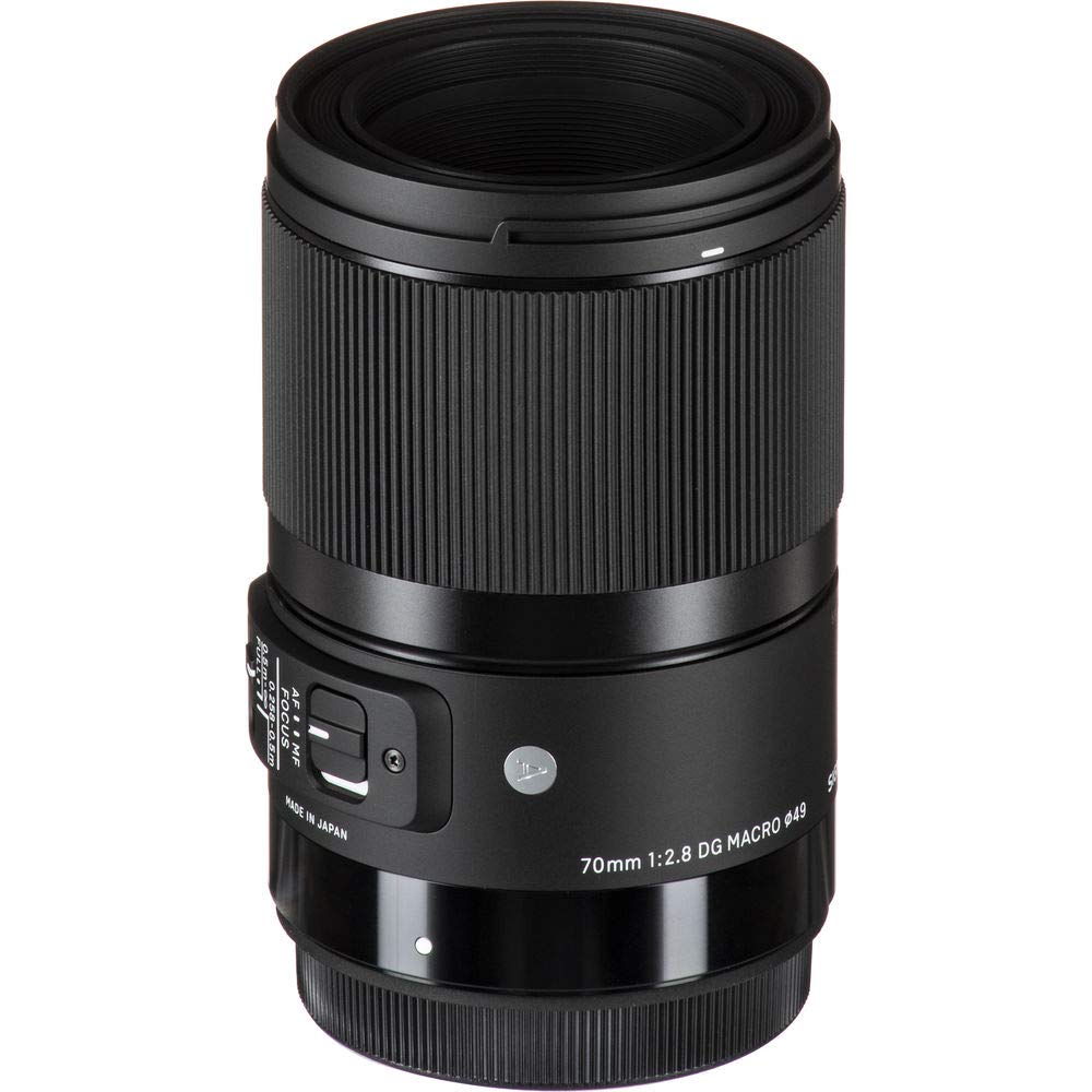 Sigma 70mm DG Macro Lens for Canon EF Single Focus Art SLR Cameras F/2.8 Mount, Telephoto, Full-Frame