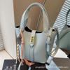 Small Bag Women's Spring Simple Hand Carrying Bucket Bag Casual New Commuter To Work Shoulder Messenger Bag Korean Version 2025