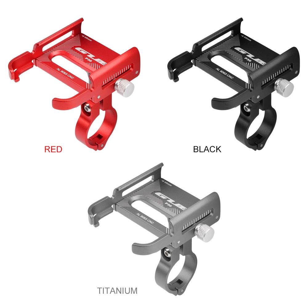 Aluminum Bike Phone Holder 360 Degree Rotating Adjustable Anti Slip Cycle Bicycle Handlebar Phone Mount Holder Stand