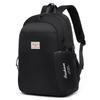 Fashion Solid Color Laptop Backpack Nylon Large Capacity Students School Bag with Mini Storage Pouch Lightweight Travel Daypack