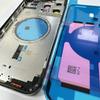 Back Housing For iPhone 14 Pro Back Battery Door Rear Glass + Middle Frame Cover ,SIM Tray Side Key Replacement CE Logo