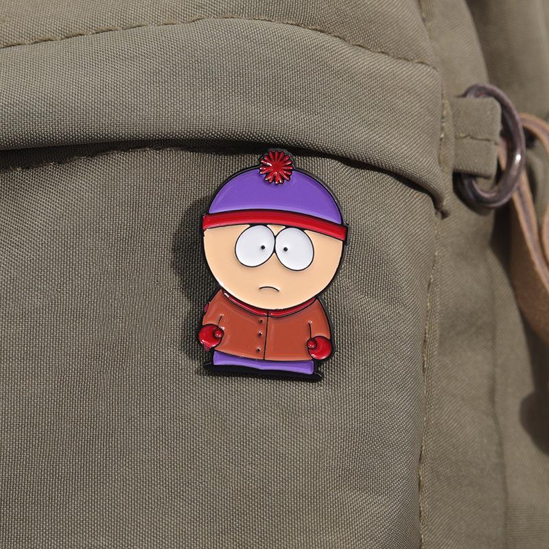 6PCS Cartoon Animated Character Enamel Pins Custom Cute Metal Badges Lapel Brooches On Backpack Hat Jewelry Gift for Kid Friends