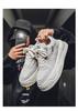Men's 2025 Spring Korean Style Red Fashion Casual Thick-Soled Height-Increasing High-End Sports Shoes for Teenagers.