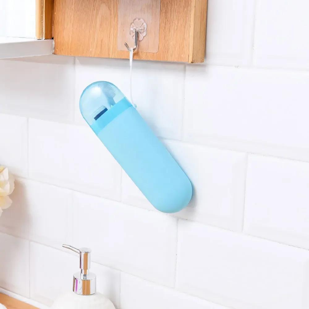 Portable Travel Toothbrush Holder with Toothpaste Storage Organizer Bathroom Accessories Cup Storage Box