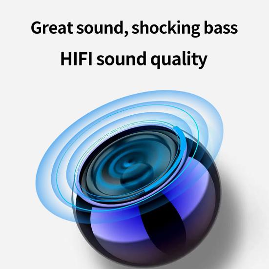 M3 Wireless Speaker High Fidelity Surround Sound Effect Portable Bluetooth-compatible5.0 Mini Multifunctional Sound Box for Indoor