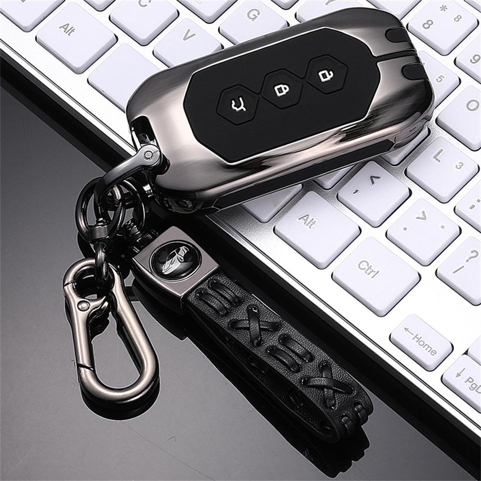 Car Remote Key Case Cover Shell Full Case for Wuling Capgemini 2020 Auto Interior Key Protection Accessorie Styling