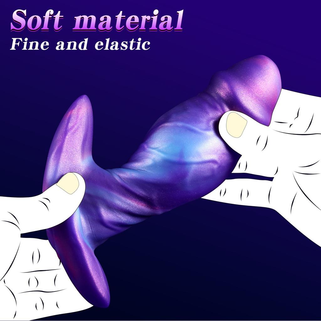 Nositelné dildo pro ženy, realistický silikonový penis s ejakulací a anální zátkou - hands-free lesbická sexuální hračka pro páry