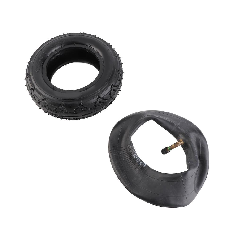 175x50 Electric Scooter Tire Set 7in Rubber Wheel Tyre Strong Grip Anti Slip Easy Installation Electric Scooter Parts