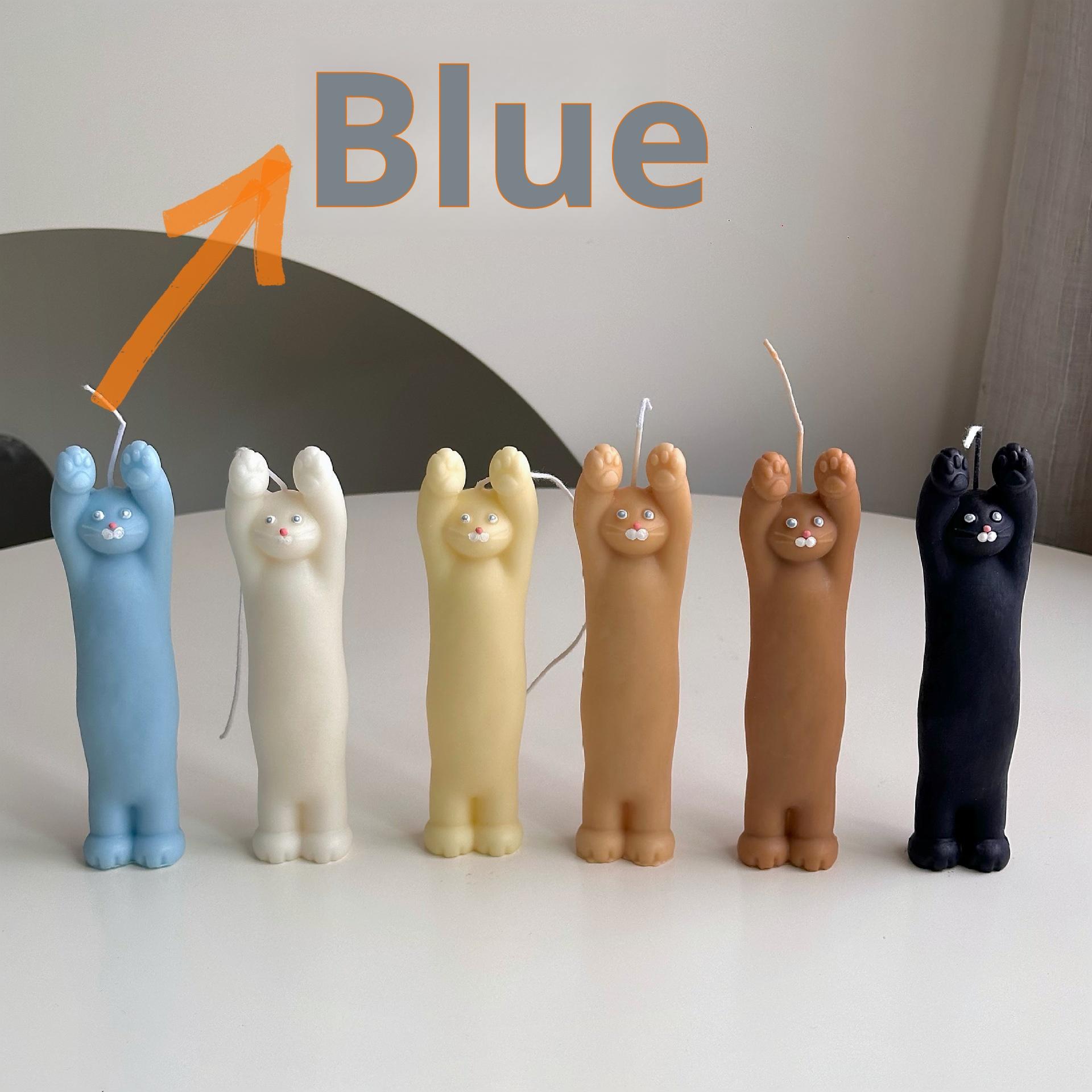 

Подарок для детей своими руками Милая стоящая кошка свеча украшение для дома Ароматические свечи с жестами Подарочная свеча на день рождения Подарок-компаньон