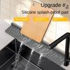 Anti-slip Drain Mat Silicone Kitchen Sink Holder Portable Soap Rack  Farmhouse Decor