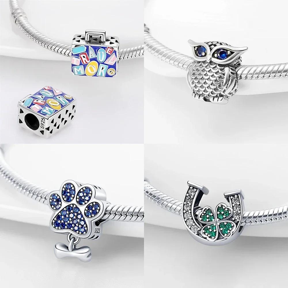 Copper Metal Flower Butterfly Cute Animal Luminous Series Fashions Bead Components Charm Bead Components Designed For Authentic Original Do It