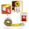 150cm Sewing Measuring Tape with Snap Fasteners Centimeter & Inch Scale Body Measuring Ruler Double-Sided Soft Fabric