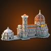 Gobricks MOC Cattedrale di Firenze 1:800 Mattoncini Santa Maria del Fiore Blocchi da Costruzione Duomo di Firenze Giocattolo