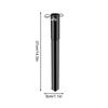Christmas Tree Height Extender Iron Christmas Tree Base Extension Rod with 3 Fixing Screws for 0.5-1.25 Inch Tree Poles