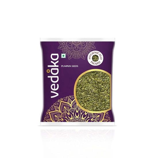 Vedaka Rohe Kürbiskerne - 500g | Ballaststoffreich | Hygienisch verpackt