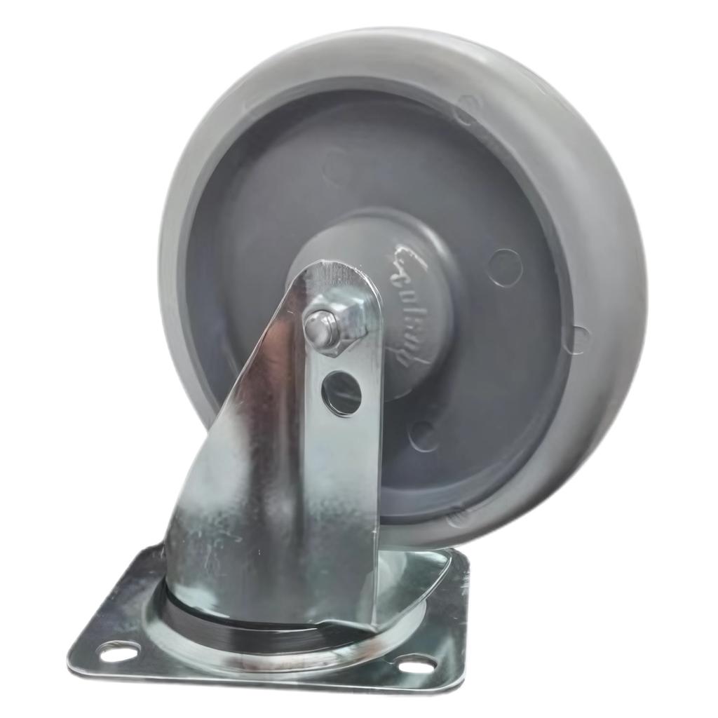 Swivel wheel, trolley set, 200mm, 225kg, JPPE 2003, Ecoforma