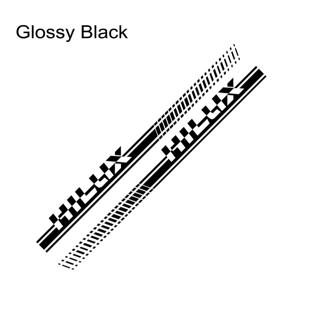 For Toyota Hilux Vigo Revo Pickup Door Side Stripes Sticker Truck Graphics Vinyl Decor Covers Car Decals Auto Tuning Accessories