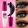 4D Mascara Black Waterproof Extra Long Volume Lasting Smudge-Resistant Natural Curling Mascara Novice Quick Start Big Eye Makeup