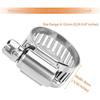 20 Pack Hose Clamp, Stainless Steel Adjustable Range Worm Gear Hose Clamp,Fuel Line Clamp for Plumbing,Automotive And Mechanical Application