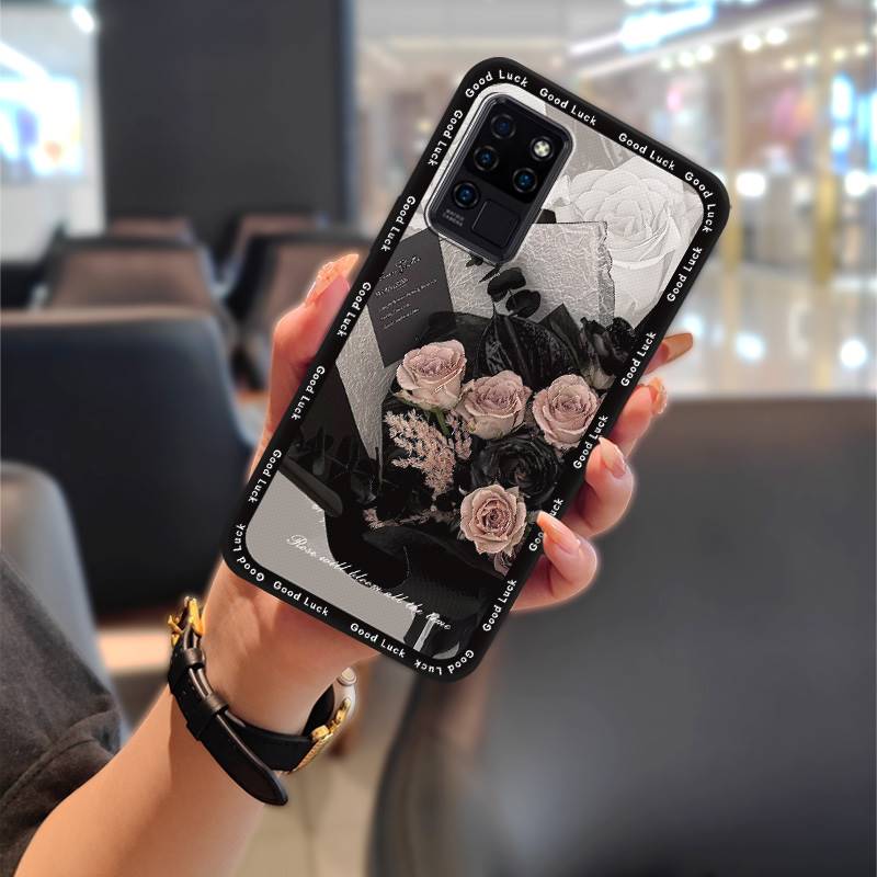 

Задняя крышка Мягкий чехол Чехол для телефона Для Oukitel C21 Чехол для телефона цветок ТПУ Защитный Грязеотталкивающий Силиконовый Мультяшный Милый Oukitel C21