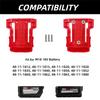 10PCS Universal Tool Holder and Battery Organizers Suitable for Series with Secure Mounting and Plastic Construction