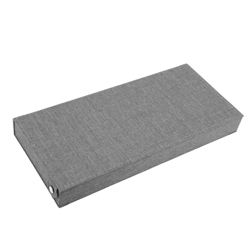 6 Slots Linen Eyeglass Box Eyeglasses Storage Case Multi Slots Fashion Eyewear Display Organizer for Travel Home Store