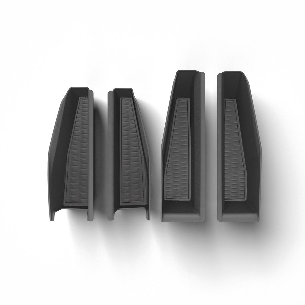 for Tesla Cybertruck 2025 2025 Car Door Handle Storage Box Front Rear Door Storage Tray Organizer ABS Car Accessories