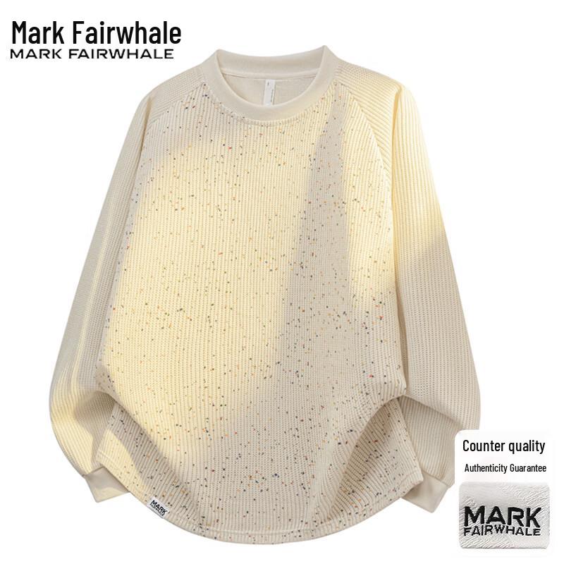 Mark Fairwhale Men's Round Neck Pullover Sweatshirt
