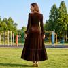 Women's V-Neck Bodycon Formal Dress Slim Fit Evening Gown