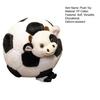 Soccer Cow Plush Toy Adorable Cow Pillow Soft Stuffed Animal Cute Cuddly Gift for Kids Birthday Nursery Decor
