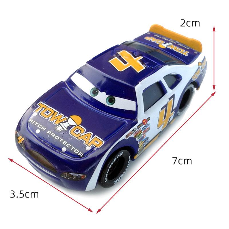 Mixed Batch Alloy Racing Car Models: White Apple 51, 4, 8, 28, 36