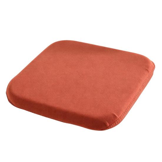 Non Slip Seat Pad with Straps Memory Foam Chair Cushion, Thickened Dining Straps, Soft Velvet Fleece Cushion Non-Slip Backing, Washable for
