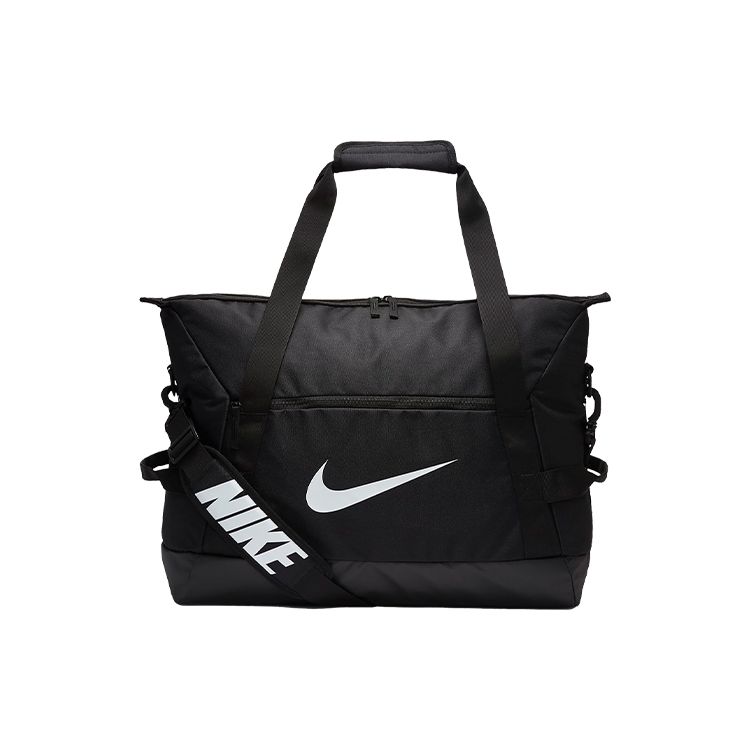 Nike Logo Polyester Football Bag Unisex Bags CV7829-010 Black/White