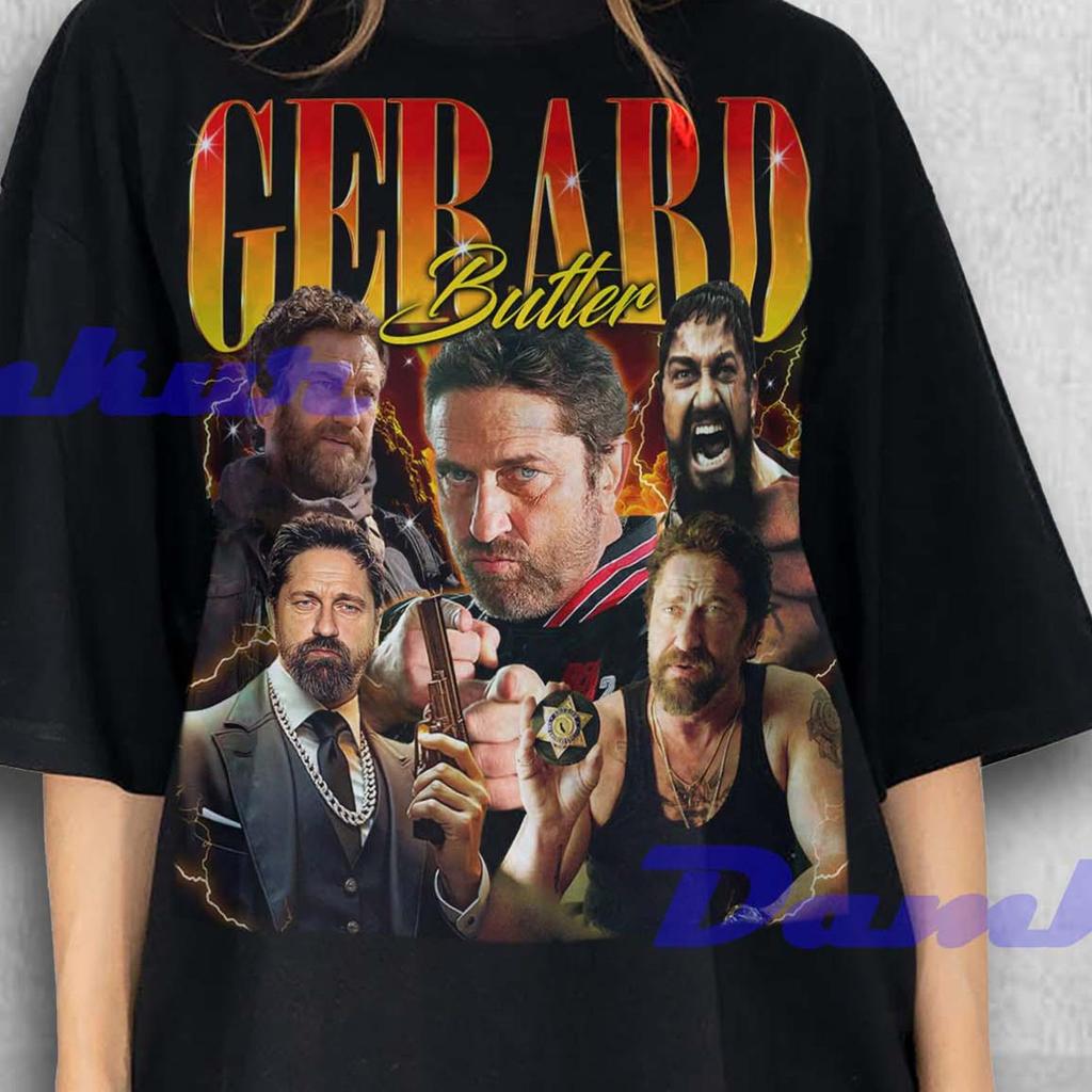 Gerard Butler Shirt, Gerard Butler Fan Tshirt, Gerard Butler Retro T-shirt, Gerard Butler Merch Gift, Gerard Butler Vintage Tees