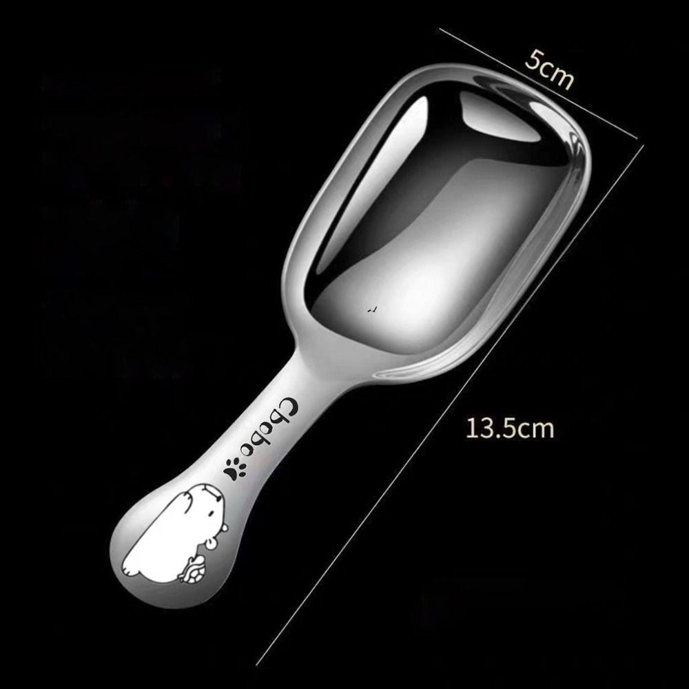 Easy To Clean Coffee Scoop Stainless Steel Rice Spoon High-quality Powder Spoon  for Kitchen Tools