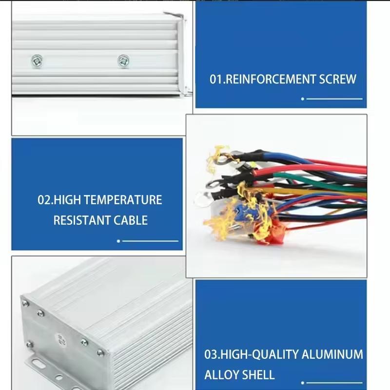 1Pcs Electric Bike Brushless DC Motor Controller 48V-60V-64V For Electric Bicycle E-bike Controller High Quality Accessories