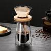 Double Wall Glass Carafe and Dripper Filter Coffee Maker Set For Professional Hot Brew And Cold Soak Coffee Brewing