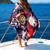 1pc Genshin Impact4 Beach Towel with Custom Name, Beach/Swimming/Bath/Picnic/Camping Towel, Suitable for Seaside Beaches
